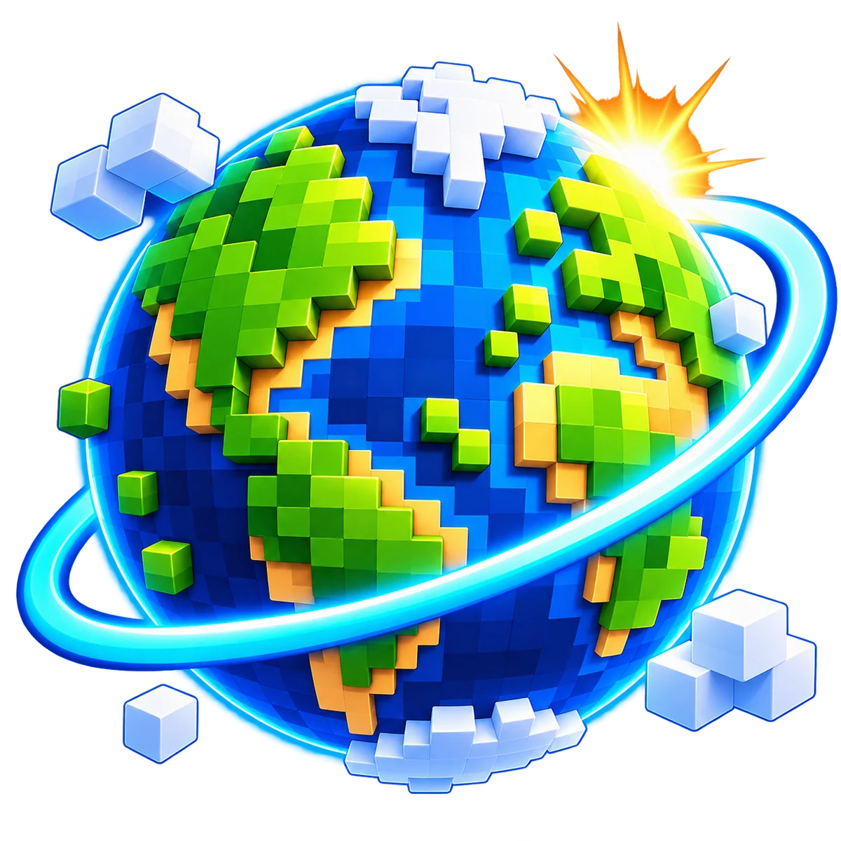 The BuildMyPlanet voxel planet