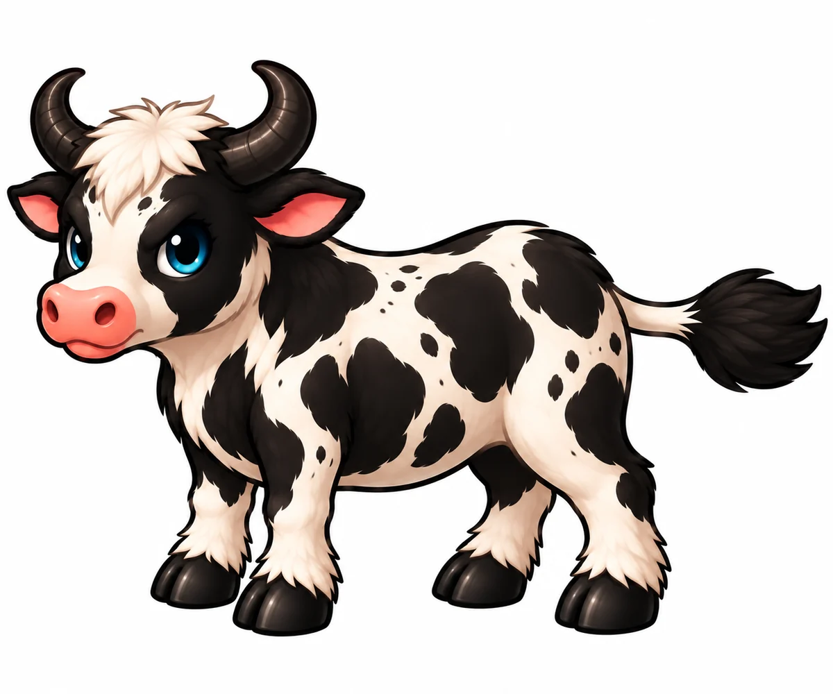 Rare cow card