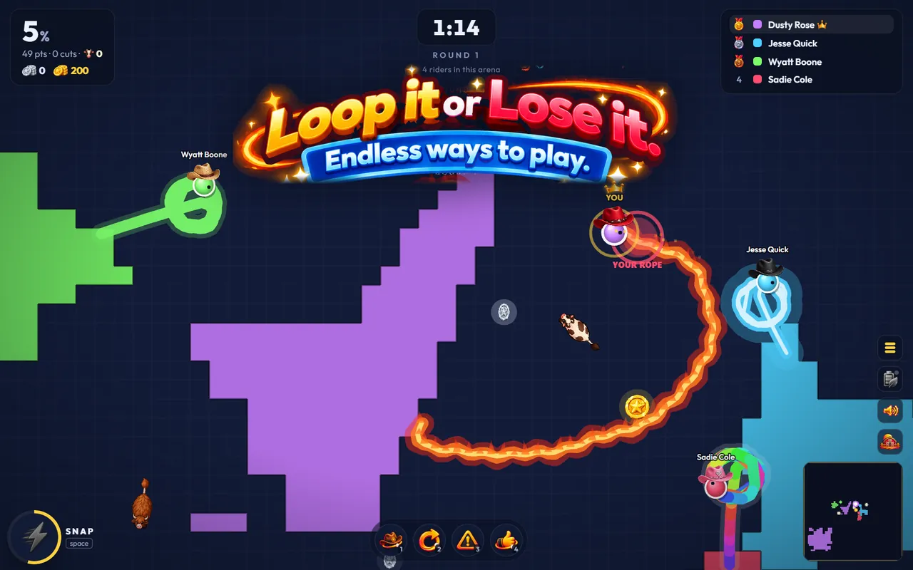 LASSO on a tablet, view 1